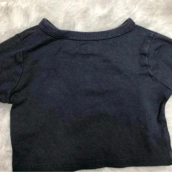 Gerber Shirt Long Sleeved Snaps  Grey / Yellow Dinosaurs Size Newborn - Picture 13 of 16